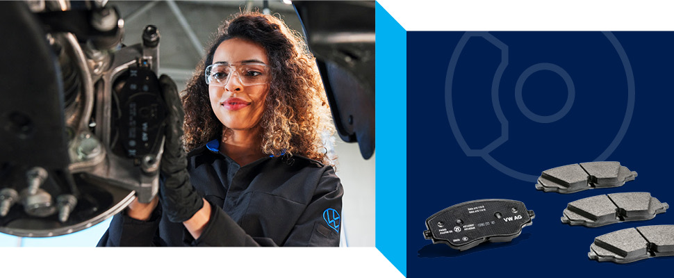 Genuine VW Brake Pad and Rotor Replacement* Genuine VW Brake Pad and Rotor Replacement*
